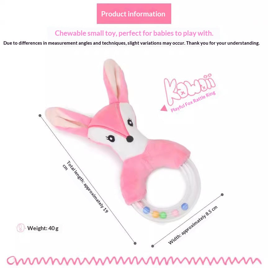 Mignon et créatif dessin animé lapin Fox et moutons ring à la main