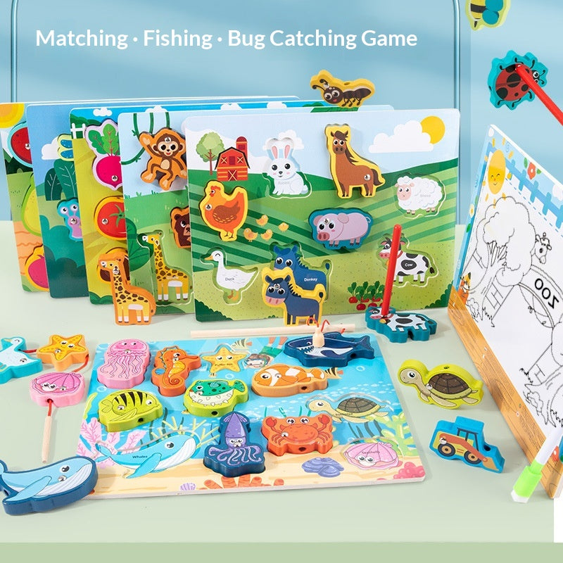 Kids Fishing Bead Baby Educational Toy