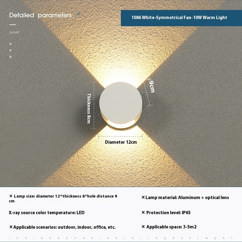 Modern Minimalist Maison Spotlight Aile Balcon Lampe murale