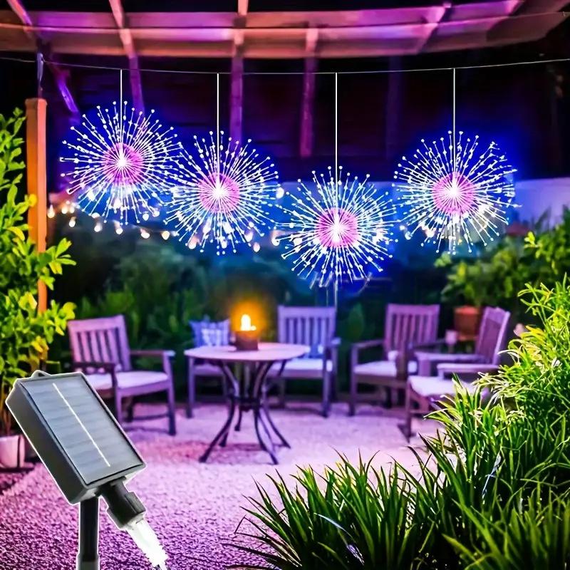 Lampe de feu de suspension à LED solaire pour le camping Canopy