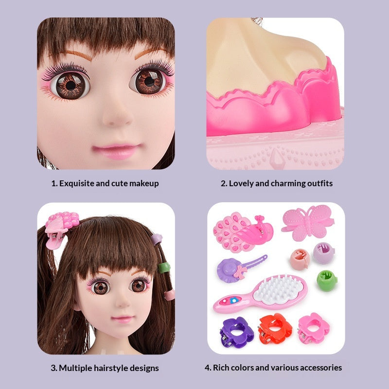 Jouet de tressage de cheveux pour les filles Princesse