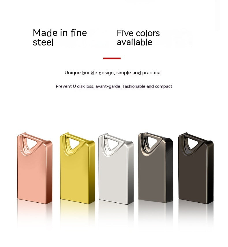 Voiture Musique haute vitesse vraiment sans perte Mini clé USB en métal