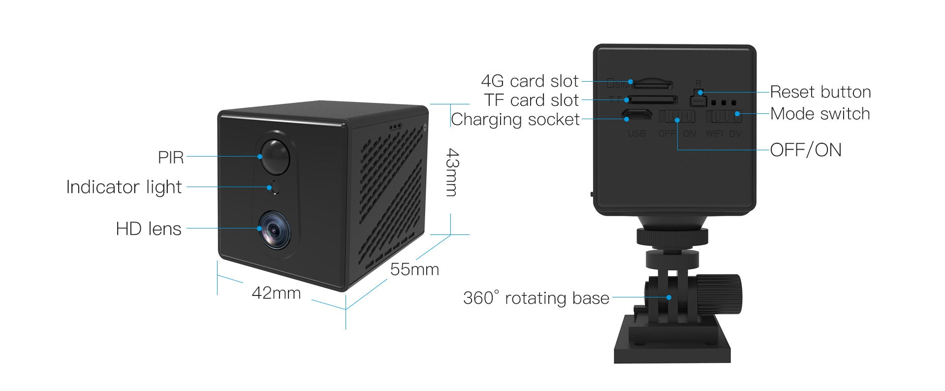 Caméra de surveillance sans fil