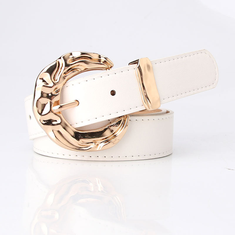 Ceinture de mode caractéristique européenne et américaine Mode simple Jeans Ceinture de pantalon