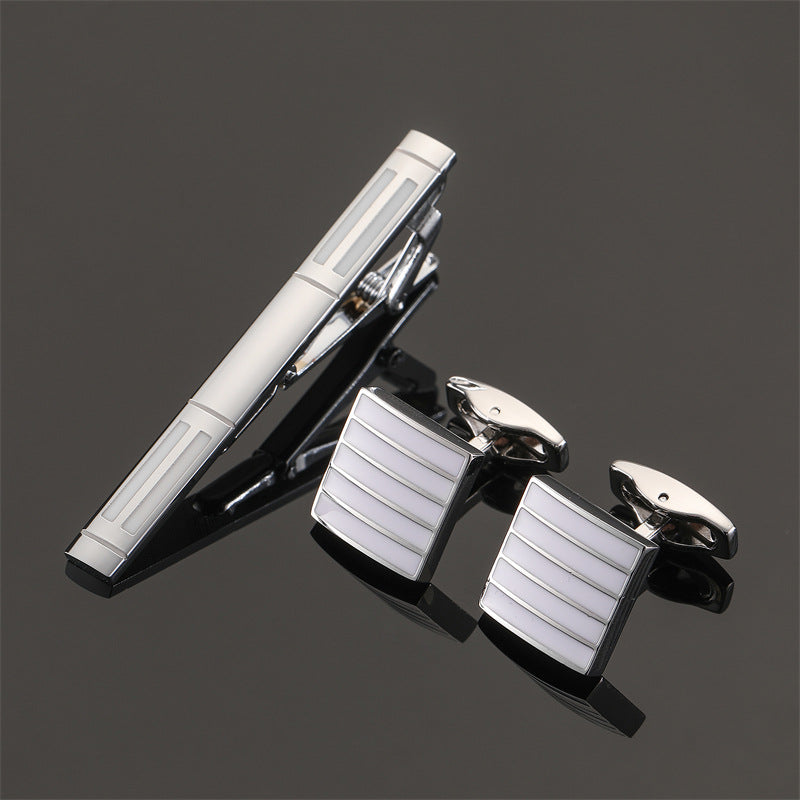 Or et argent noir cristal Rose motif émanel lot fleur Clip Clip Cuff Buckle Set
