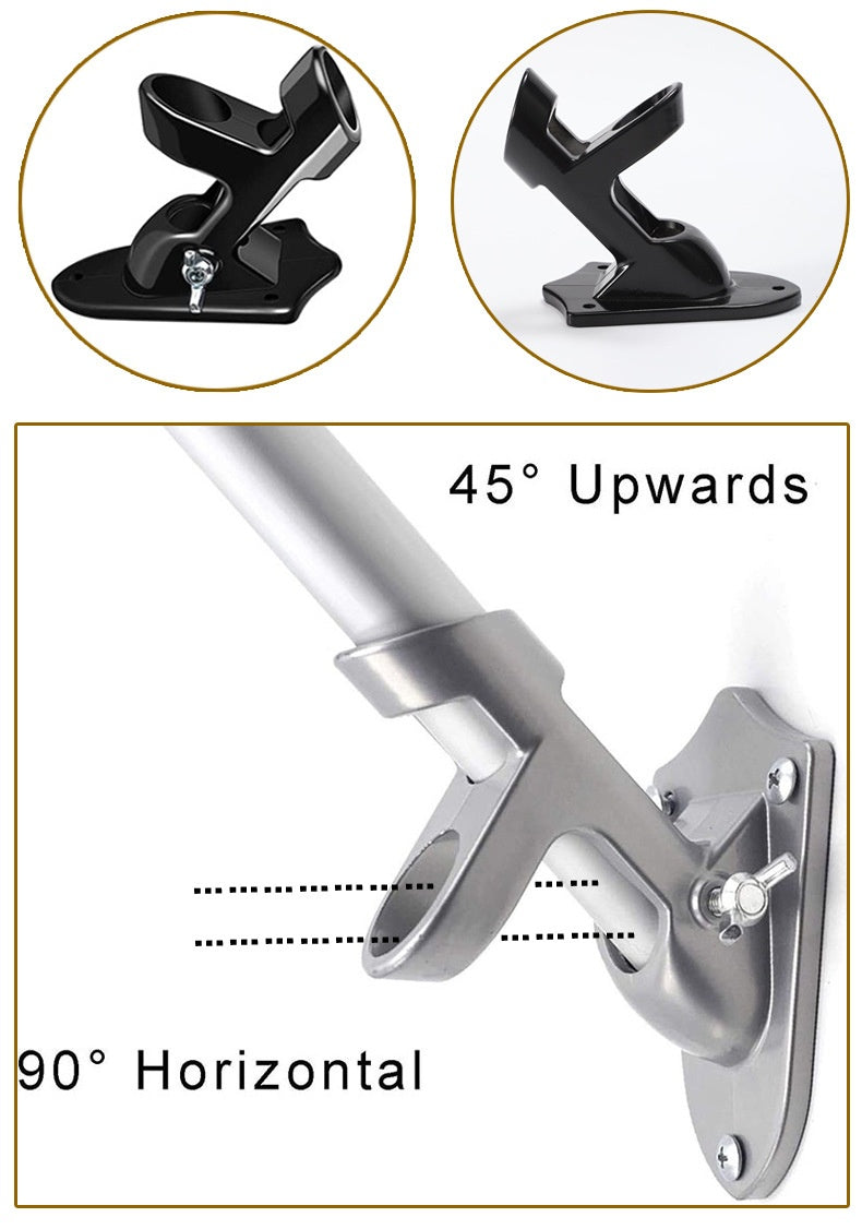 180 Degree Ajustable Outdoor Aluminium Alliage Flagpole Base