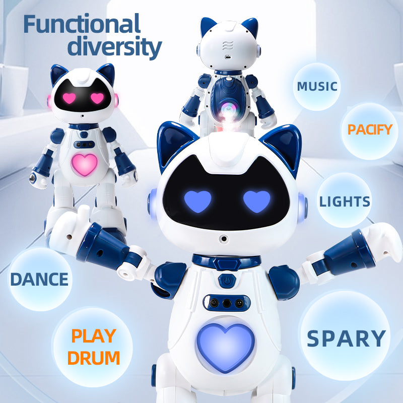 Programmation intelligente Gesture Induction Robot Spray Lampe Respirante Cool Jouets pour enfants