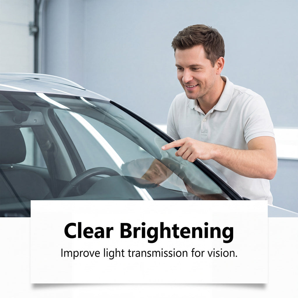 Polish automotive glass