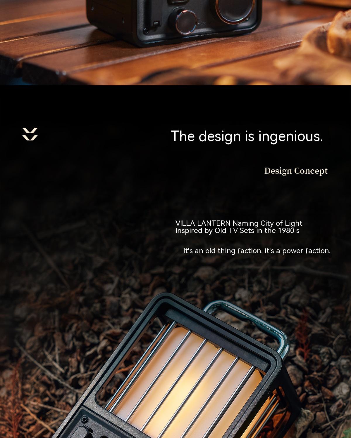 Camping extérieur Lampe Retro Camping Tente Éclairage LED Lumière Haute Luminosité Amb imperméable