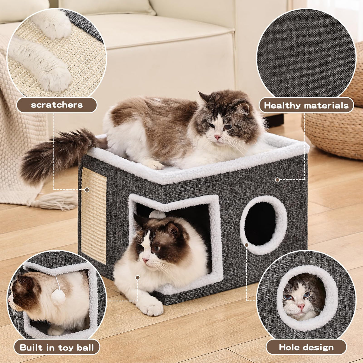 Indoor cat beds