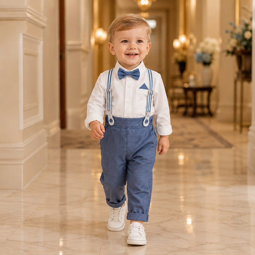 Automne Arrivées Enfants Cotton Outfit Set
