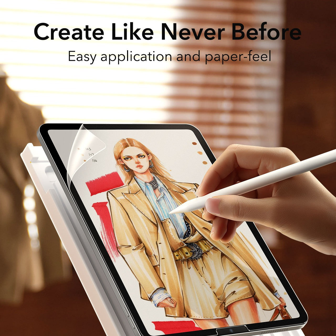 Tablette de film sur papier