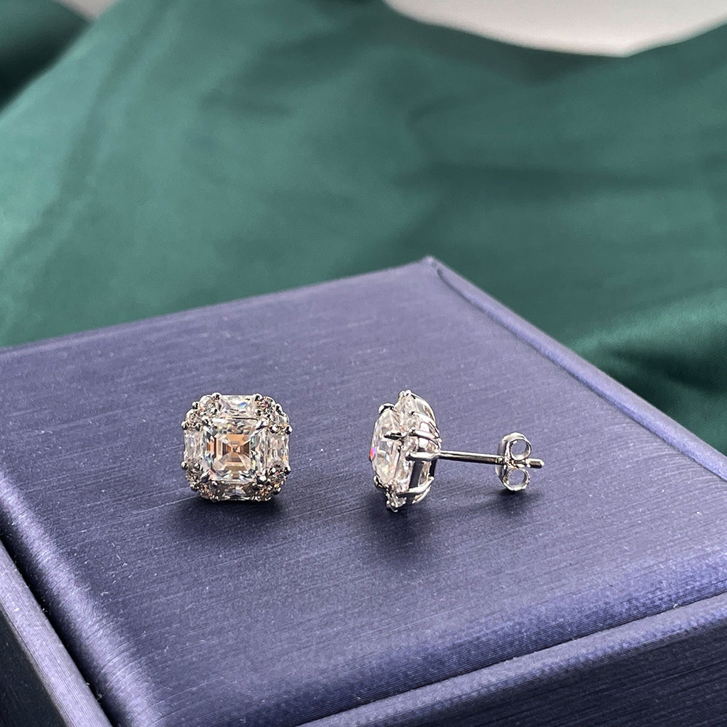 S925 Boucles d'oreilles en acier inoxydable
