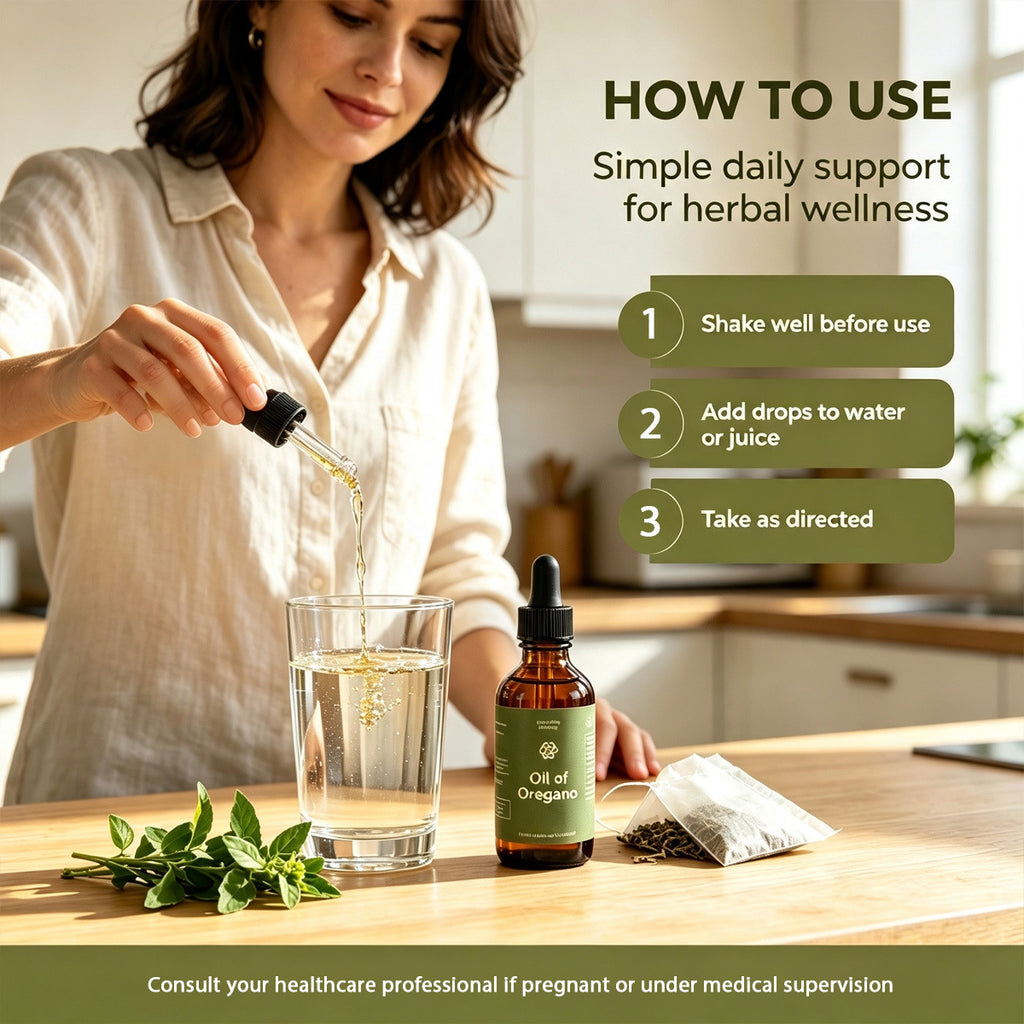 Extrait de plante liquide oral Une huile de supplément alimentaire quotidienne