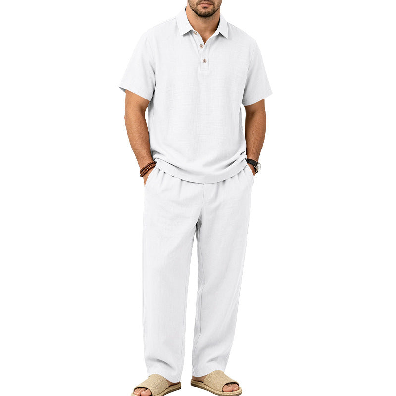 Haut à manches courtes et pantalons pour hommes