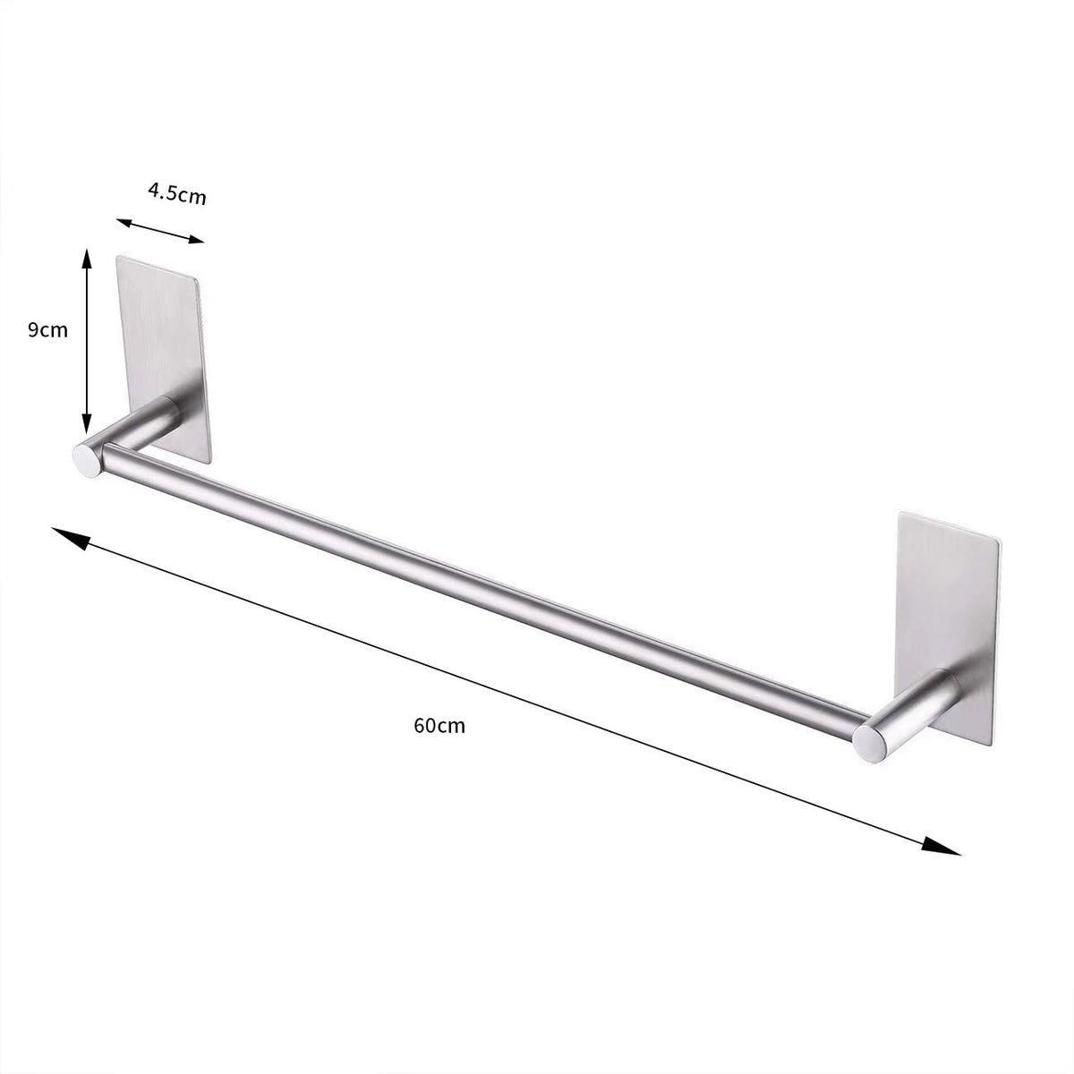 Towel Rack-Silver-One Pack-Boxed-SHEIN Cross-Border
