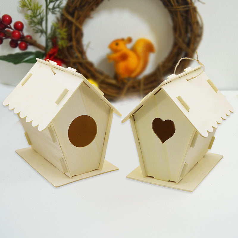 Maison d'oiseaux Bricolage Maison style maison Décor Maison Ornement