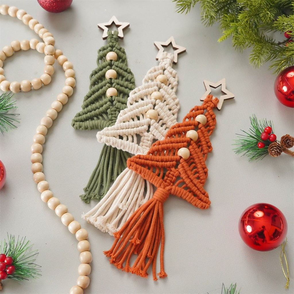 Ornements d'arbre de Noël de style bohème pour les fêtes