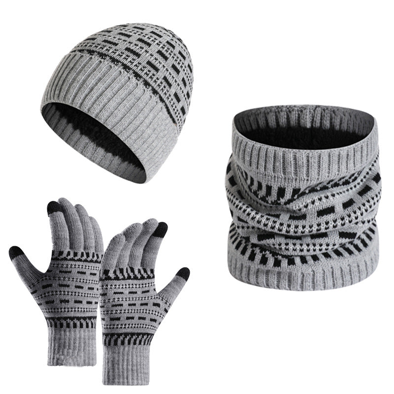Ensemble de chapeaux casual chaud pour hommes