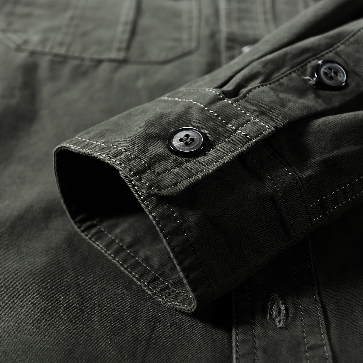 Haut de chemise à manches longues rétro mode homme