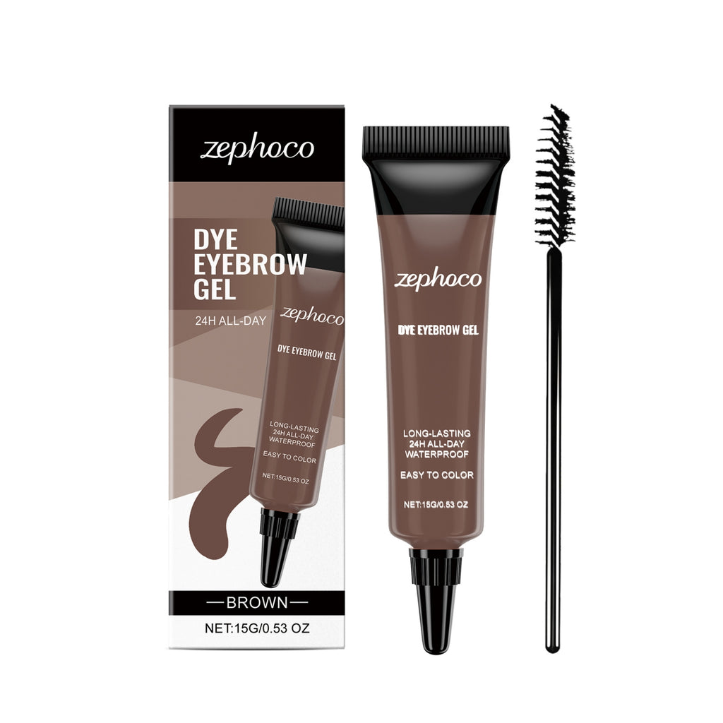 Crème de teinture des sourcils résistant à l'eau
