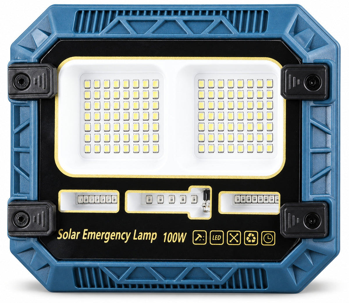 Afficheur de batterie rechargeable alimenté par l'énergie solaire 18650 W8113 1 Télécommande LED Flood Light Re