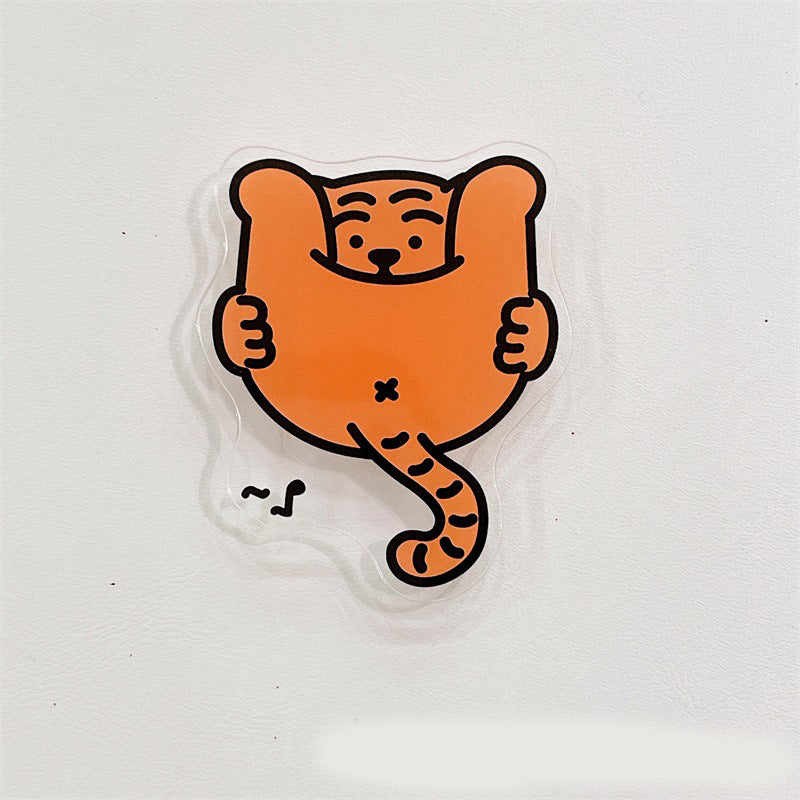 Support de téléphone portable portable Tiger cartoon mignon