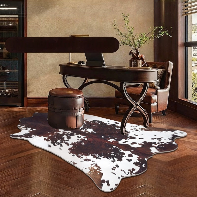 Motif de peau animale Soft Living Room Non Slip Rug