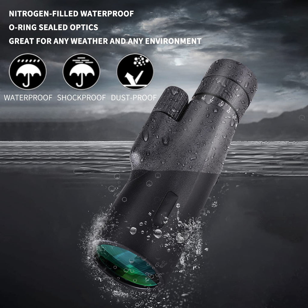 Télescope monoculaire 10-30x50 HD Zoom Téléscope pour appareil photo portable