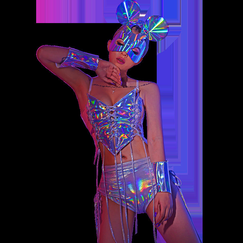 Déguisement de performance bar danse de discothèque pour femmes