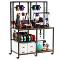 Support d'imprimante 3D double avec stockage filament