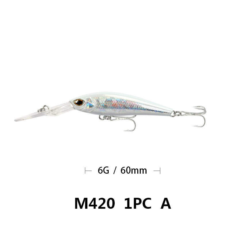 Lua Bait Fishing Minnow 6g 9cm Long-Tongue Plate Scuba Minnow Lua Bait