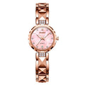 Montre Quartz Marque de luxe certifiée suisse Petite Élégante Montre Bangle résistant à l'eau