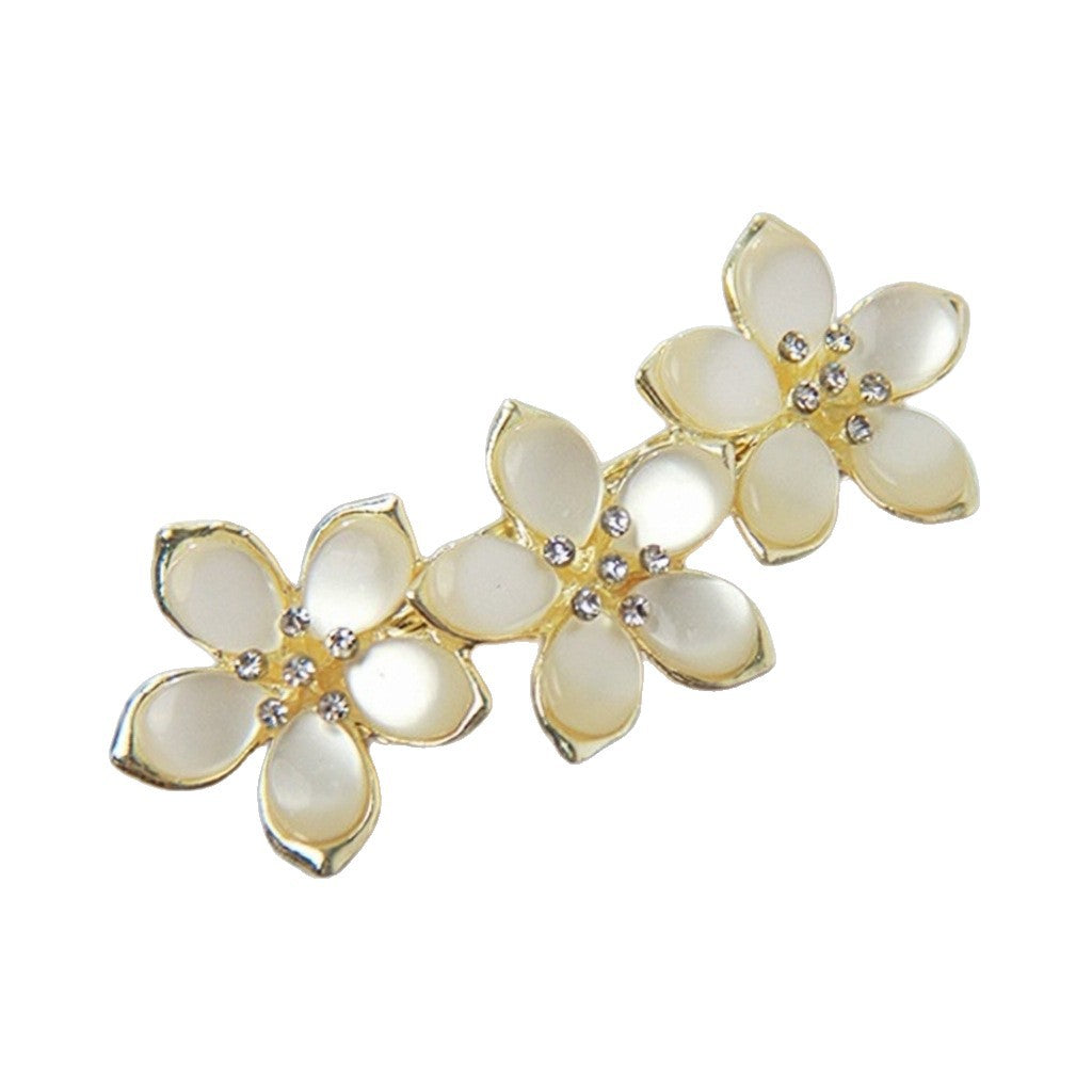Gros et petits clips de printemps de style coréen avec des Strass