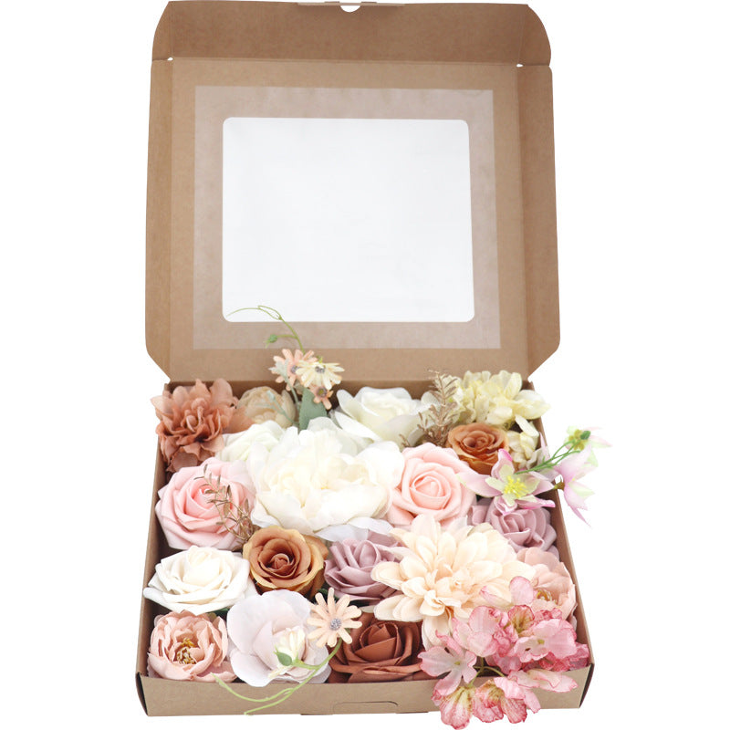 Boîte à fleurs Mariage Anniversaire Fête Cadeau Mariage Demoiselle d'honneur Bouquet de mariée