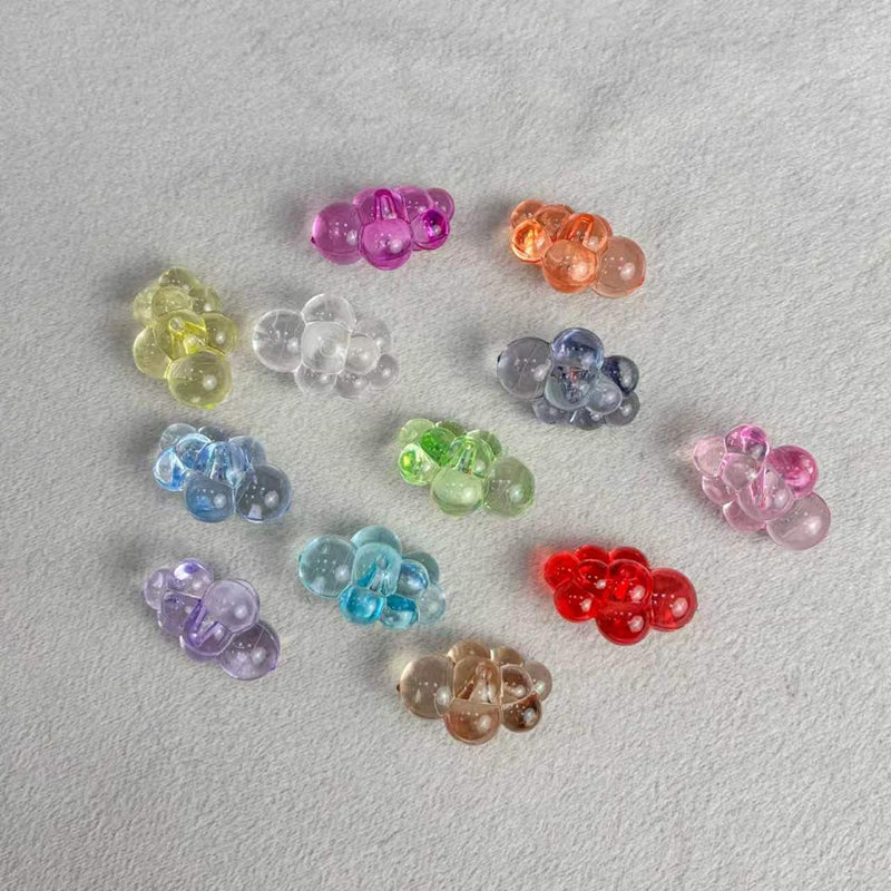 Perles de nuages acryliques translucides