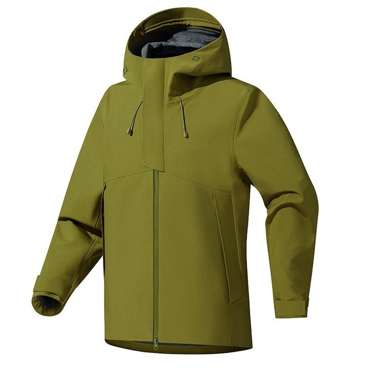 Hommes Outdoor Windbreaker Casual Veste à capuche