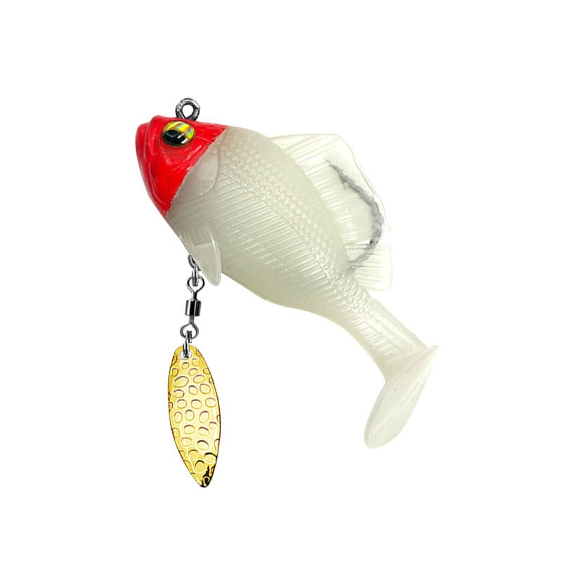 Sequins rotatifs T Tail Topmouth Culter Bass Mandarin Poissons Aile