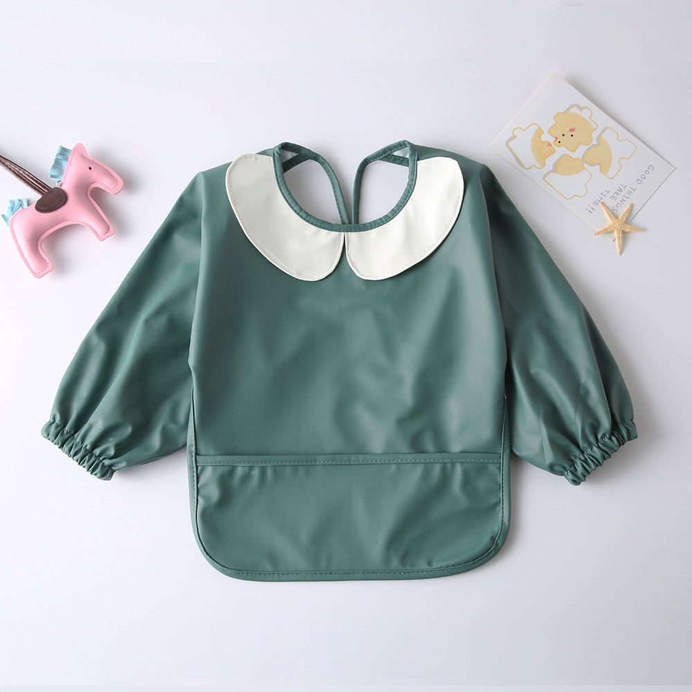 Bébé Bib à manches longues imperméable
