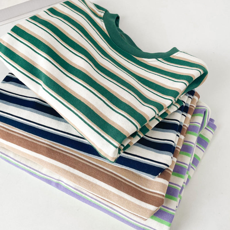 T-shirt vintage rayé pour enfants