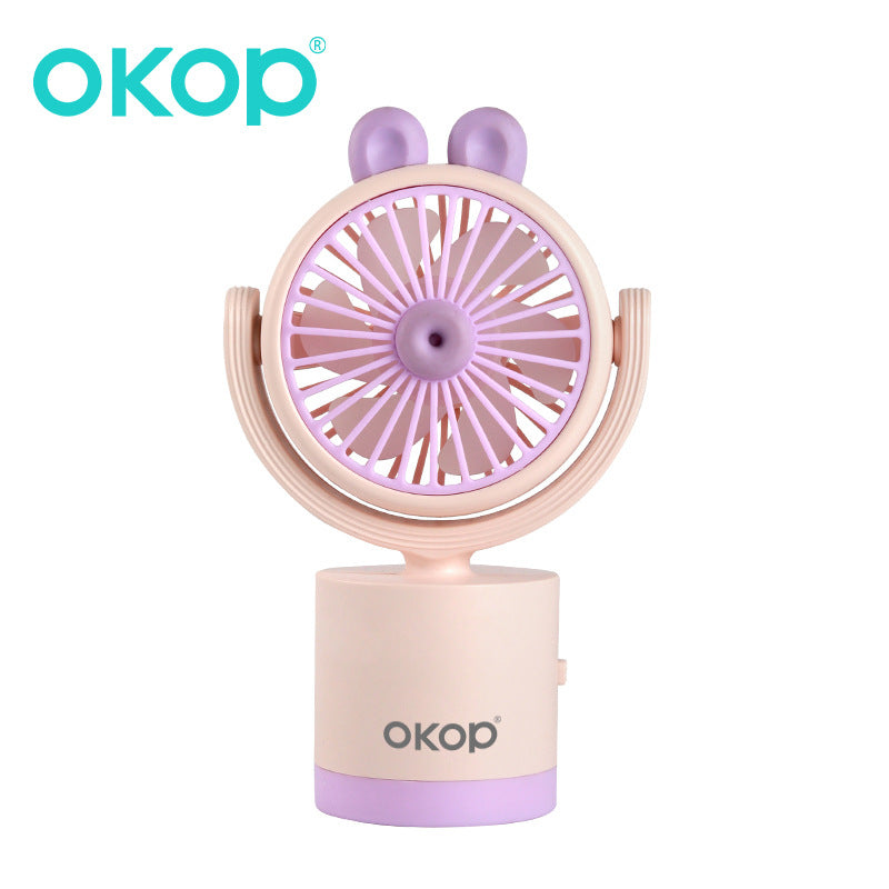 KP-F10 Portable de bureau portatif Mini ventilateur à faible bruit longue durée de vie de la batterie vente à chaud Bureau F
