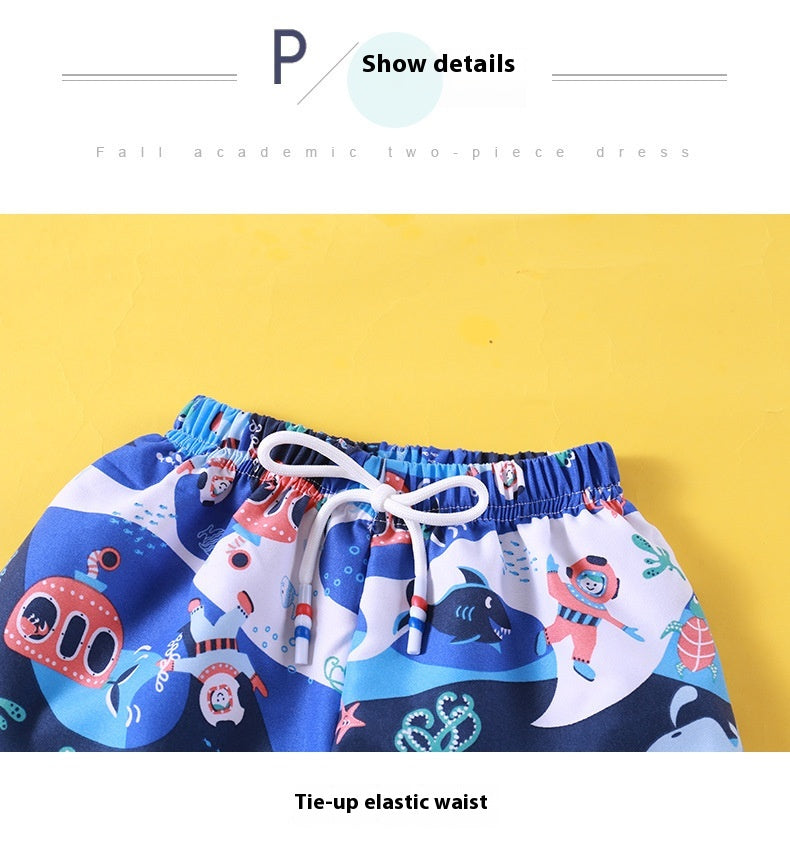 Shorts Beach Trunks Casual Loose Outer Wear Big Panties Cartoon Fashionable Cinquième Pantalon