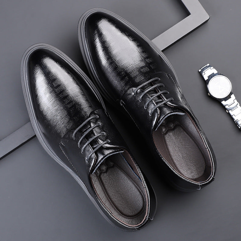 Men's Pointed-toe Business Leather Shoes