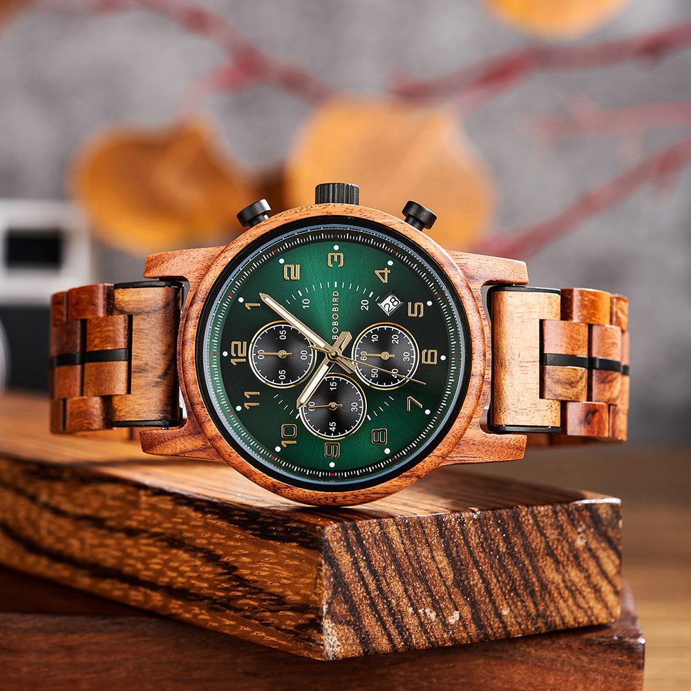 Montre homme en bois