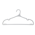 Cintre antidérapant rainure-ivory blanc-pp-1 pièce