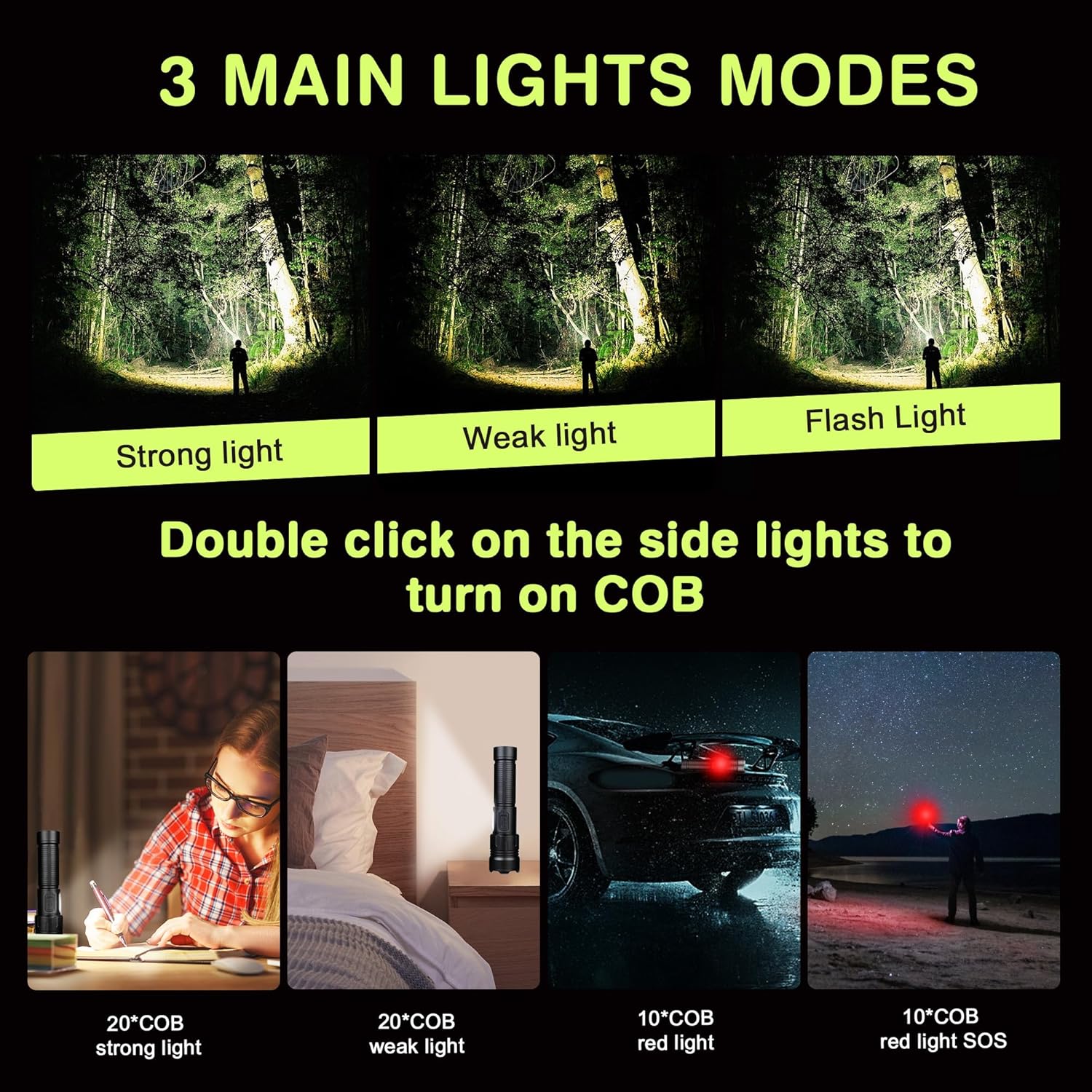 Torche rechargeable LED 10