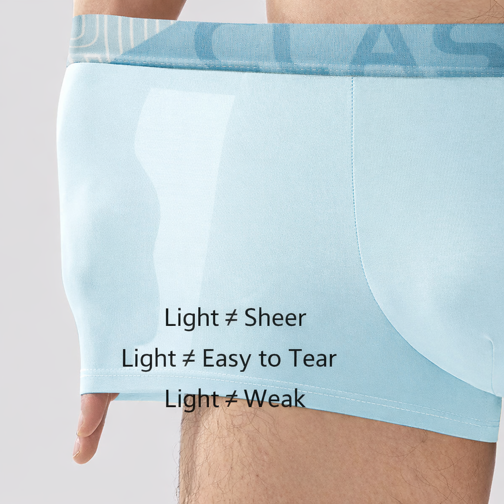 Slip de boxeur en soie de glace homme respirant