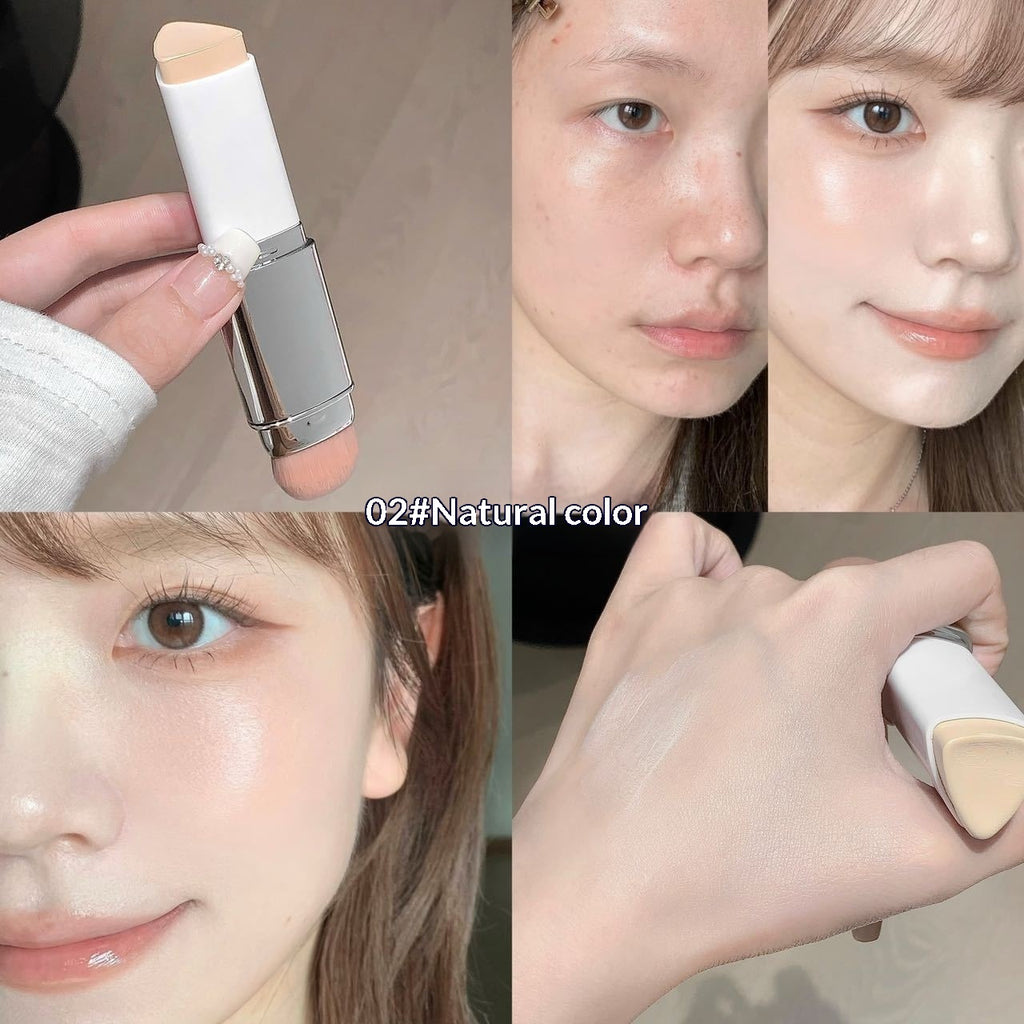 Dual-Head Natural Concealing Contouring Brightening Long-Lasting Foundation Cream