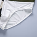 Lait pour hommes Soie Basse Taille Élastique Sac en trois dimensions Slip confortable
