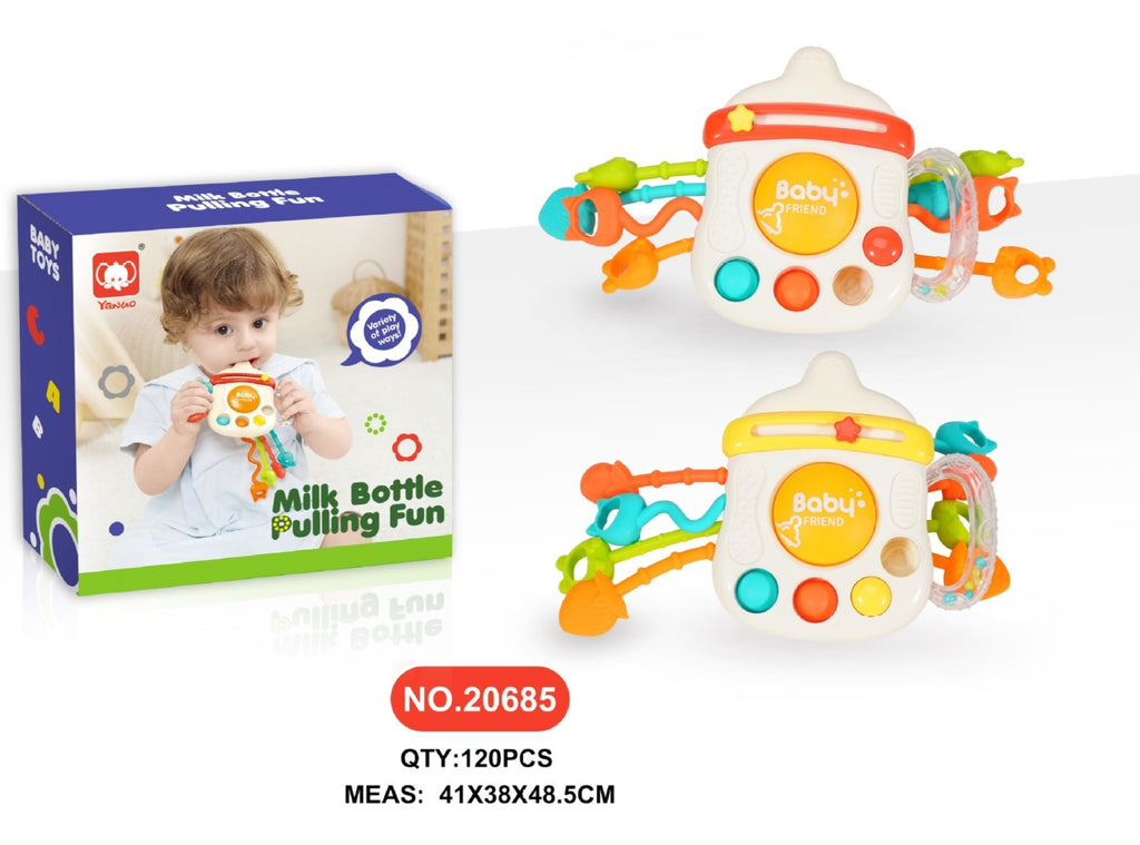 Lala Baby Bouteille à croquer et jouet sans huile